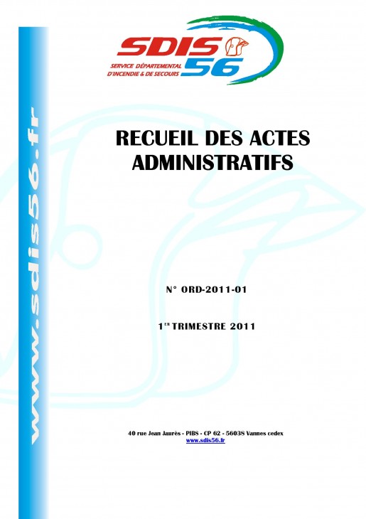 Recueil des actes administratifs